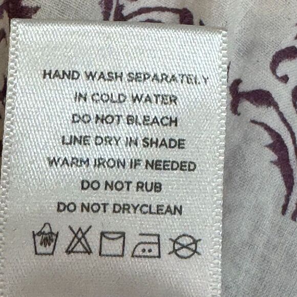 Roberta Roller Rabbit Tunic Cover Up Size Small Embroidered Kurta Swim Vacation - Picture 6 of 6